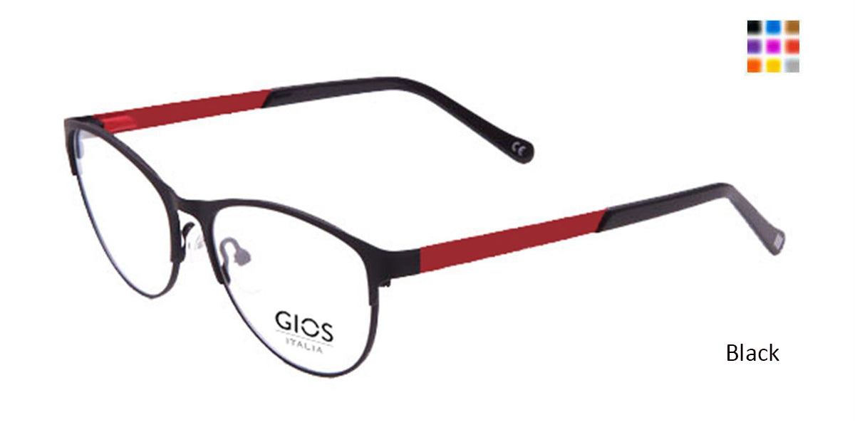 Black Gios Italia GLP100046 Eyeglasses