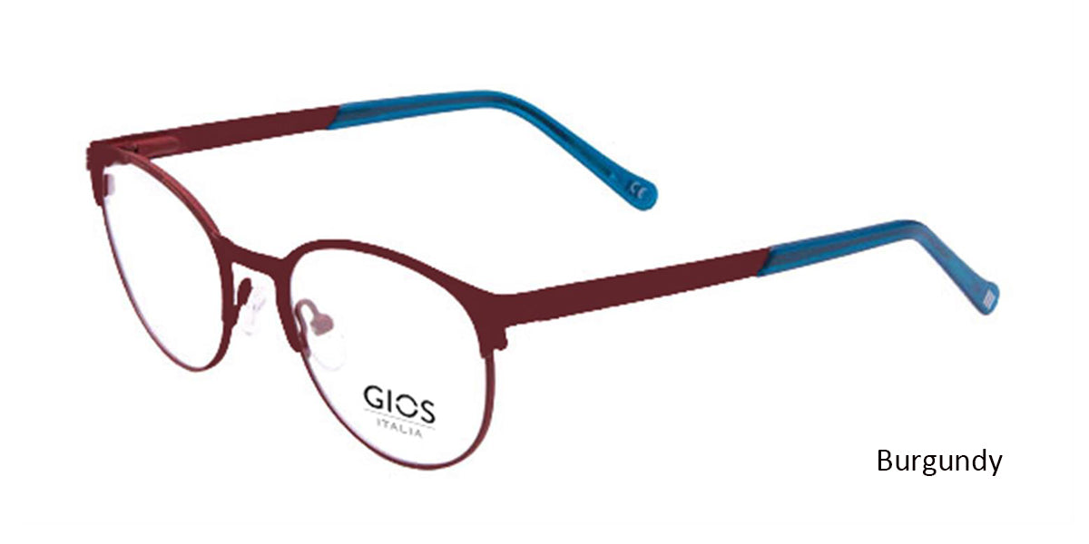 Burgundy Gios Italia GLP100049 Eyeglasses - Teenager