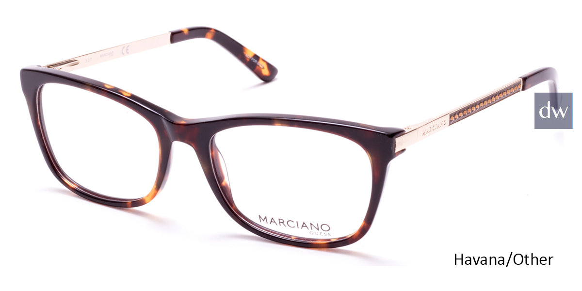 Havana/Other MARCIANO GM0324 Eyeglasses.