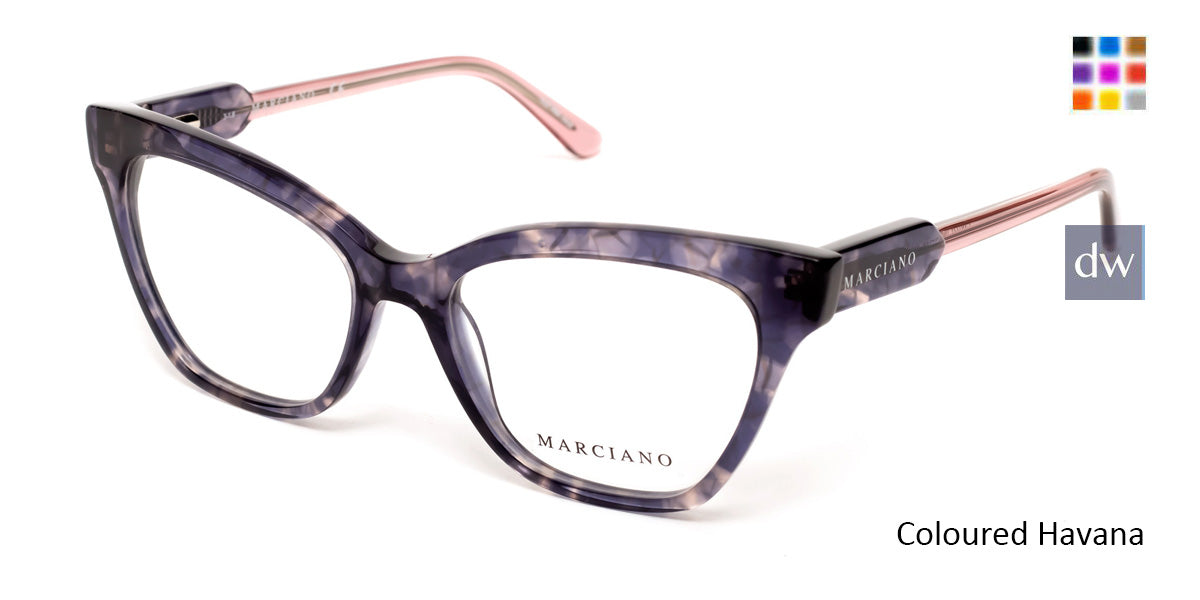 Coloured Havana Marciano GM0331 Eyeglasses.