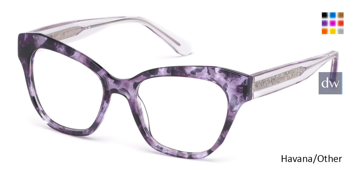 Havana/Other Marciano GM0339 Eyeglasses.