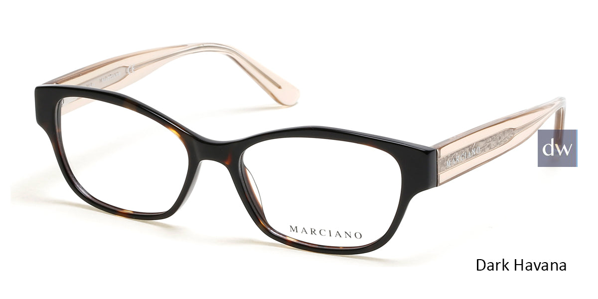 Dark Havana Marciano GM0340 Eyeglasses.