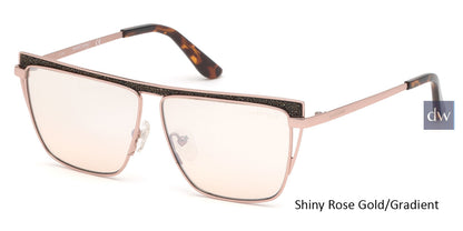 Shiny Rose Gold/Gradient MARCIANO GM0797 Sunglasses.