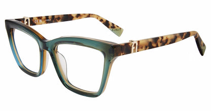 GREEN YELLOW Furla VFU763 Eyeglasses