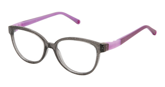 GREY SHIMMER W/PURPLE STRAP  NI-158
