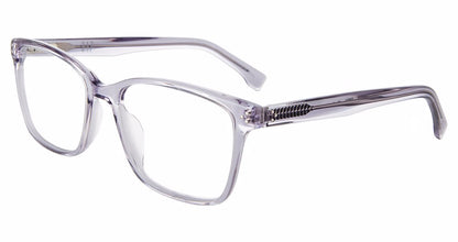 Gap VGP035 women's rectangular plastic eyeglasses in Gray with a translucent full rim and visible internal temple detailing.