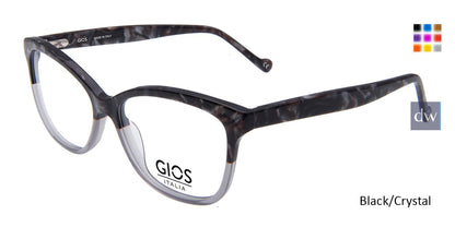 Black/Crystal Gios Italia GRF5000124 Eyeglasses.