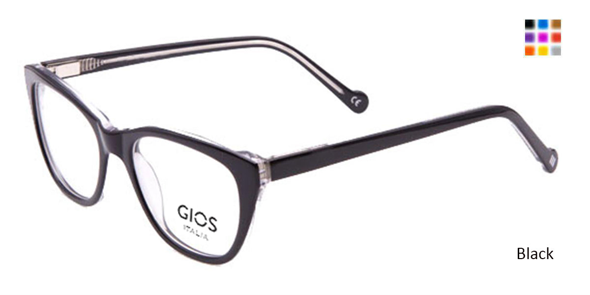Black Gios Italia GRF500076 Eyeglasses