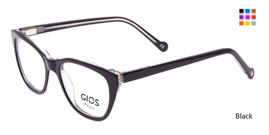 Black Gios Italia GRF500076 Eyeglasses