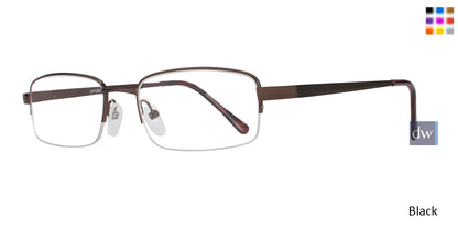 Black Affordable Designs Gino Eyeglasses.