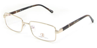 Gold/Brown CIE SEC120 Eyeglasses.
