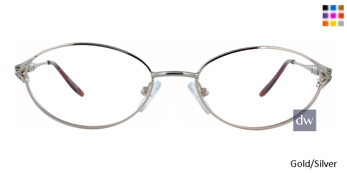 Gold/Silver CE-TRU 919 Eyeglasses