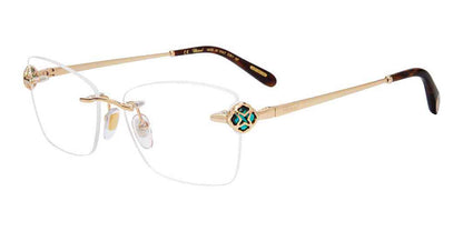 Gold Chopard VCHF86S Eyeglasses