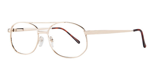Gold Affordable Design Robert (56) Eyeglasses