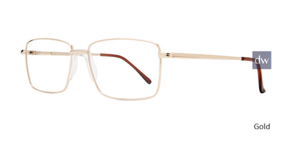 Gold Affordable Design Boston Eyeglasses.
