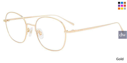 Gold Diff REID-w/-blue-light-lens Eyeglasses