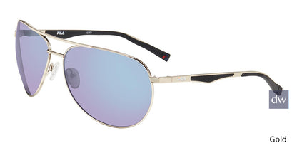 Gold Fila SF9487 Sunglasses