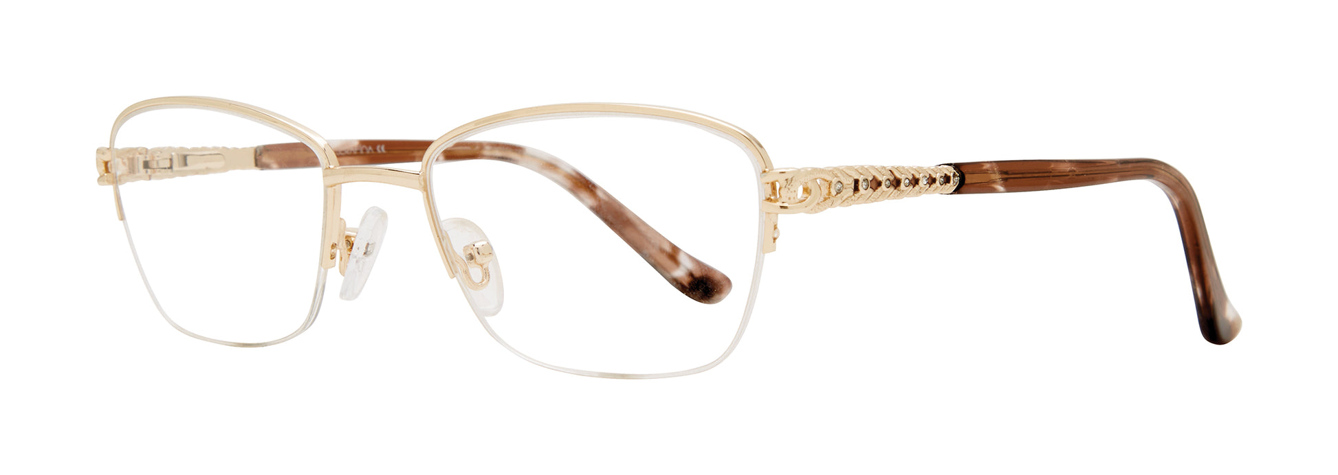 Gold         Serafina Lorna Eyeglasses