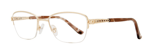 Gold         Serafina Lorna Eyeglasses