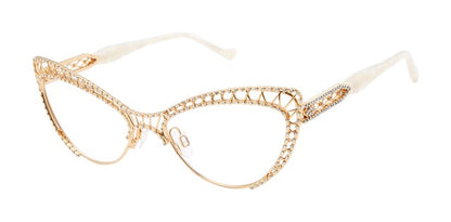 Gold          Tura Brilliance TE295 Eyeglasses
