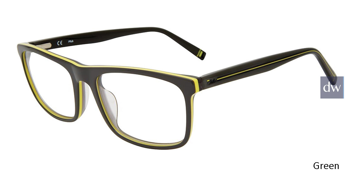 Green Fila VF9400 Eyeglasses