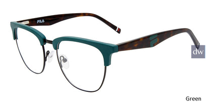 Green Fila VFI174 Eyeglasses