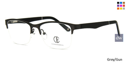 Grey/Gun Cie Sec703 Eyeglasses