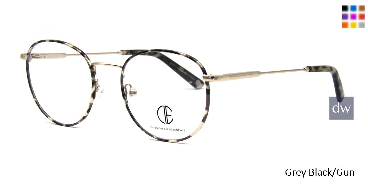 Grey Black/Gun Cie Sec151 Eyeglasses