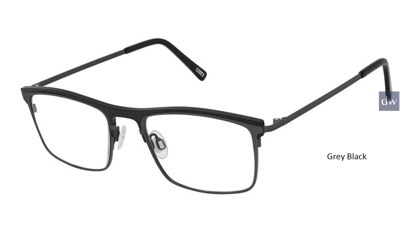 Grey Black Kliik Denmark k-669 Eyeglasses.