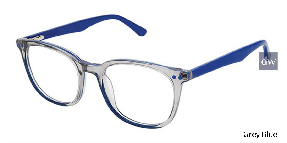 Grey Blue Superflex Kids SFK-242 Eyeglasses
