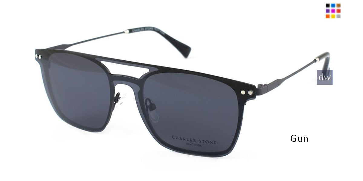 Gun William Morris Charles Stone NY Sun Clip 30037 Sunglasses
