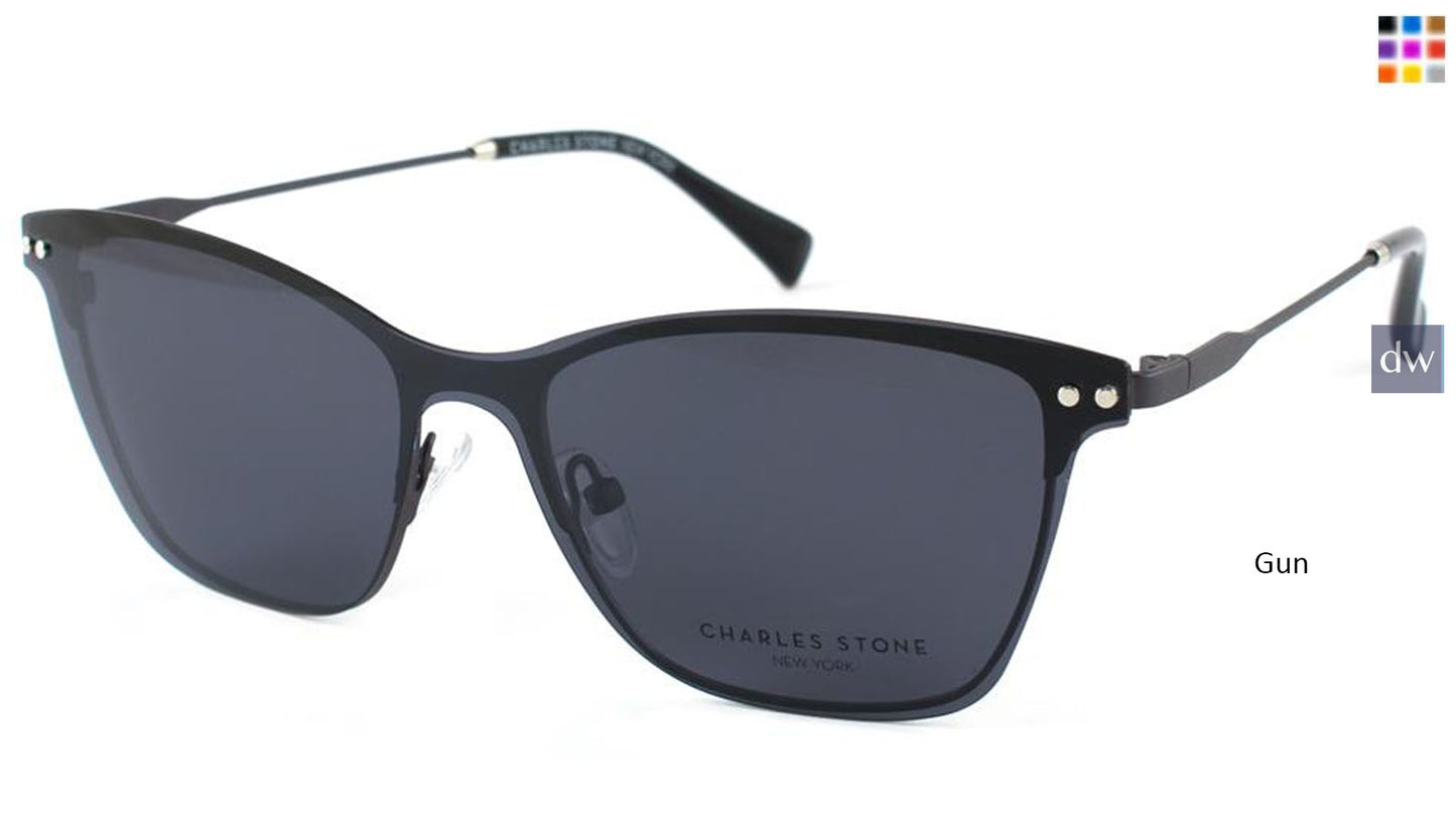 Gun William Morris Charles Stone NY Sun Clip 30041 Sunglasses