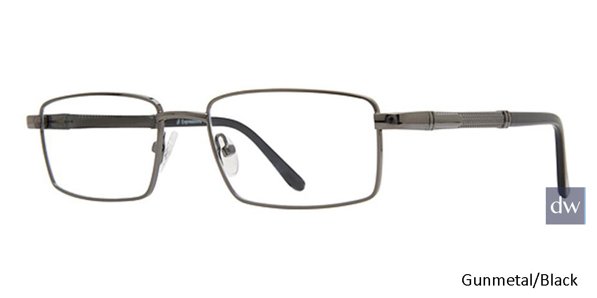 Gunmetal/Black Vivid Expression 1132 Eyeglasses