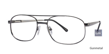 Gunmetal Affordable Design Robert (56) Eyeglasses.