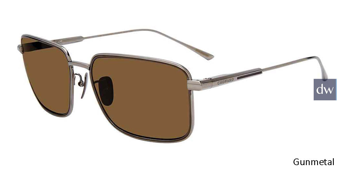 GUNMETAL Chopard SCHF84M Sunglasses