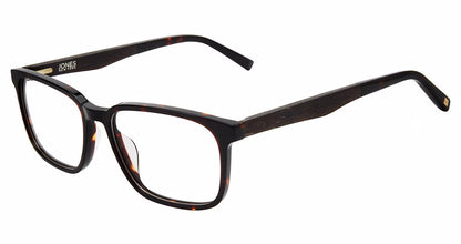 Jones New York VJOM553 Square Eyeglasses in Havana — men's full acetate frame
