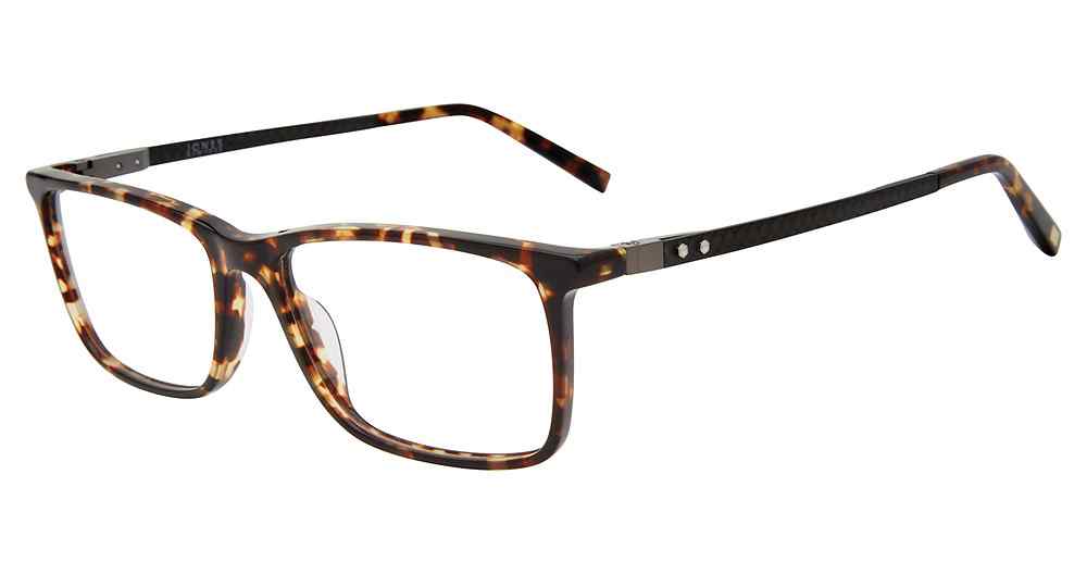 “Jones New York VJOM540 men's rectangle plastic eyeglasses in Havana.”⠋