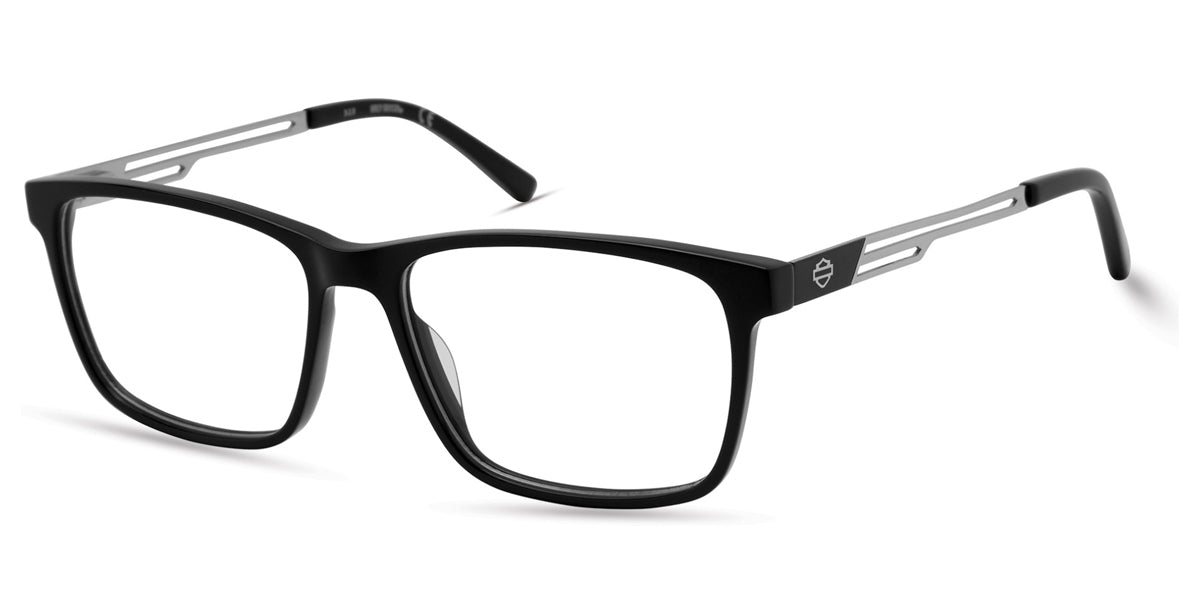 Shiny Black HARLEY-DAVIDSON HD0137T Eyeglasses.