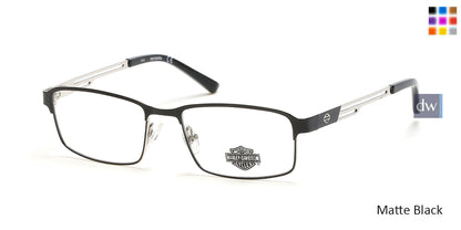 Matte Black HARLEY-DAVIDSON HD0138T Eyeglasses.