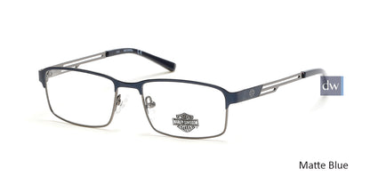 Matte Blue HARLEY-DAVIDSON HD0138T Eyeglasses.