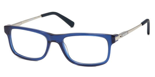 Shiny Blue  Shiny Pale Gold HARLEY DAVIDSON HD0143T Eyeglasses.