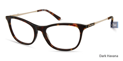Dark Havana HARLEY-DAVIDSON HD0549 Eyeglasses.