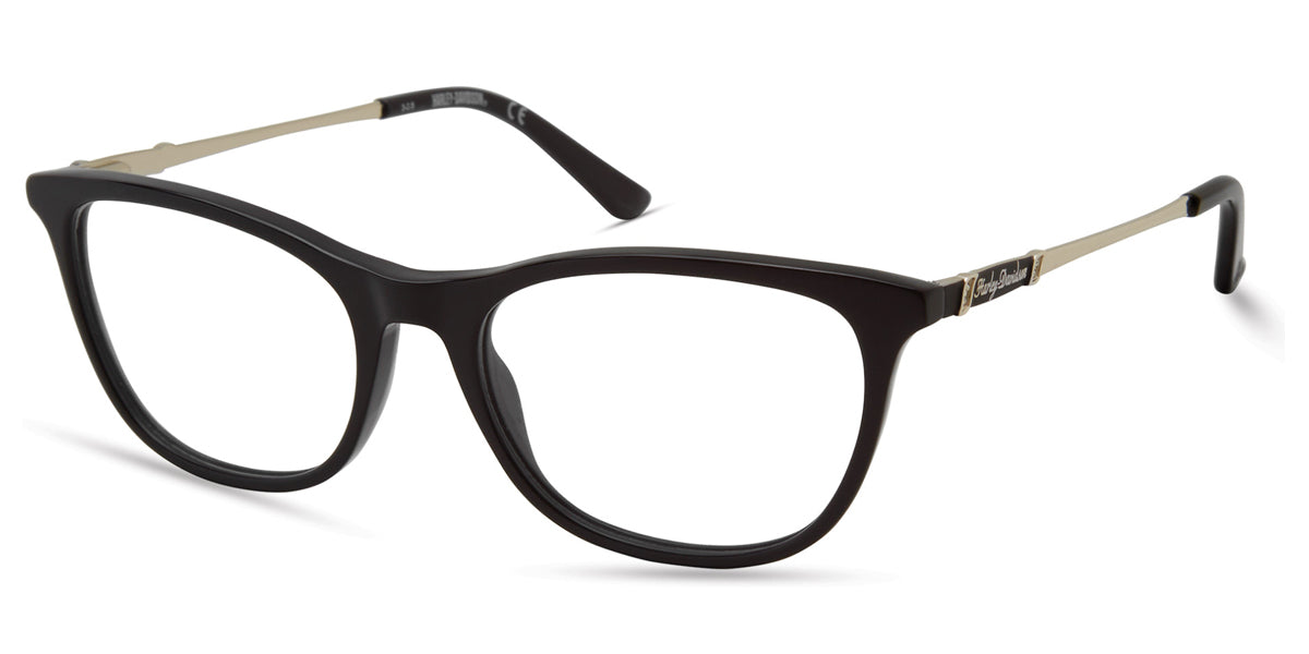 Shiny Black HARLEY-DAVIDSON HD0549 Eyeglasses.