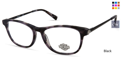 Black HARLEY-DAVIDSON HD0551 Eyeglasses.