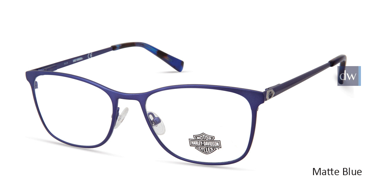 Matte Blue HARLEY-DAVIDSON HD0552 Eyeglasses