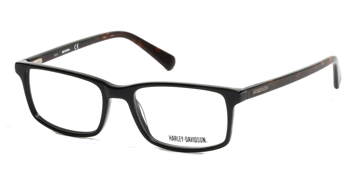 Matte Black HARLEY-DAVIDSON HD0756 Eyeglasses.