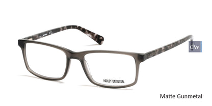 Matte Gunmetal HARLEY-DAVIDSON HD0756 Eyeglasses.