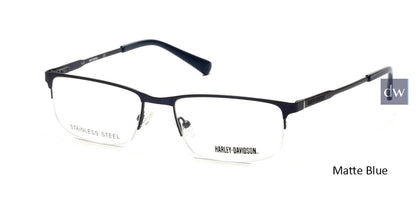 Matte Blue HARLEY-DAVIDSON HD0759 Eyeglasses.