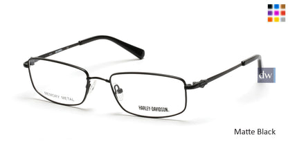 Matte Black HARLEY-DAVIDSON HD0759 Eyeglasses.