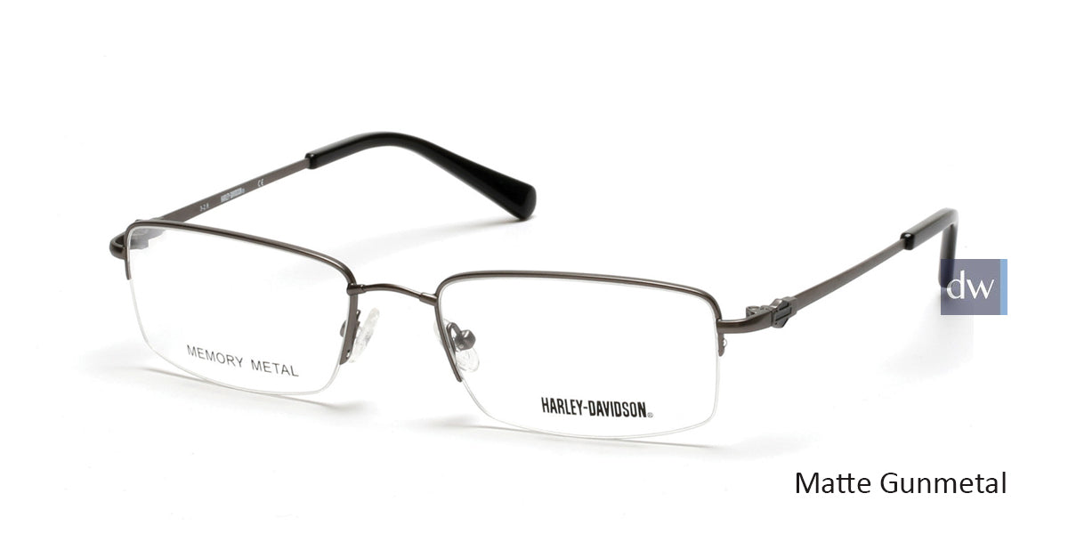 Matte Gunmetal HARLEY-DAVIDSON HD0761 Eyeglasses.